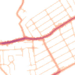 Daytime road noise heatmap for CO15 6PD