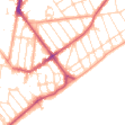 Daytime road noise heatmap for CO15 6QH