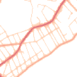 Daytime road noise heatmap for CO15 6QW