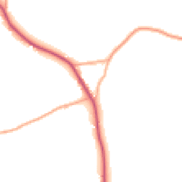 Daytime road noise heatmap for CO16 0BU