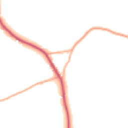 Daytime road noise heatmap for CO16 0DH