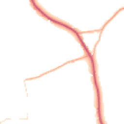 Daytime road noise heatmap for CO16 0DJ