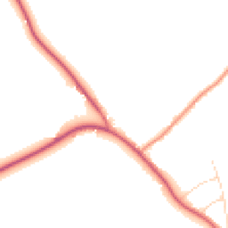 Daytime road noise heatmap for CO16 0DU