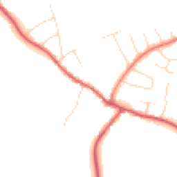 Daytime road noise heatmap for CO16 0DY
