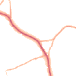 Daytime road noise heatmap for CO16 0FD