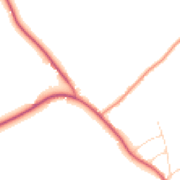 Daytime road noise heatmap for CO16 0FF