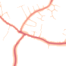 Daytime road noise heatmap for CO16 0HU