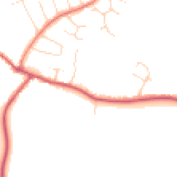 Daytime road noise heatmap for CO16 0JE