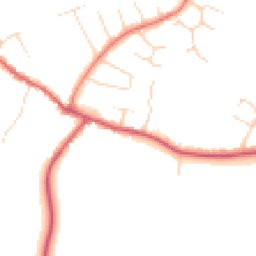 Daytime road noise heatmap for CO16 0JH