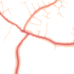 Daytime road noise heatmap for CO16 0JJ