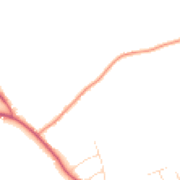 Daytime road noise heatmap for CO16 0LE
