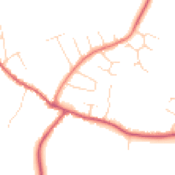 Daytime road noise heatmap for CO16 0LH