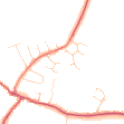 Daytime road noise heatmap for CO16 0NS