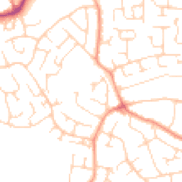 Daytime road noise heatmap for CO16 7AH