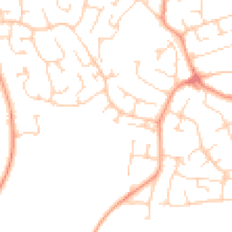 Daytime road noise heatmap for CO16 7AX