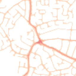 Daytime road noise heatmap for CO16 7BS