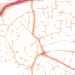 Daytime road noise heatmap for CO16 7BY