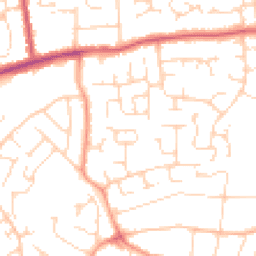 Daytime road noise heatmap for CO16 7EU