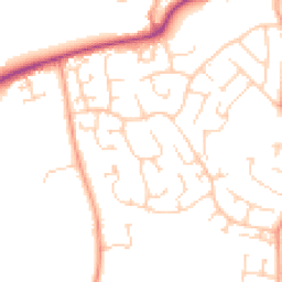 Daytime road noise heatmap for CO16 7LB