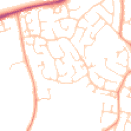 Daytime road noise heatmap for CO16 7LP