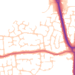 Daytime road noise heatmap for CO16 8FA