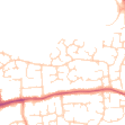 Daytime road noise heatmap for CO16 8FL