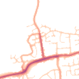 Daytime road noise heatmap for CO16 8GR