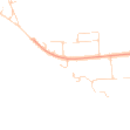 Daytime road noise heatmap for CO16 8LA