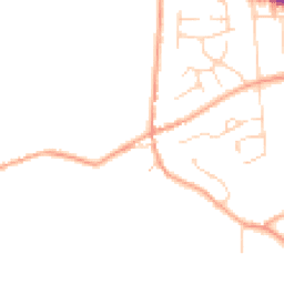 Daytime road noise heatmap for CO16 8NU