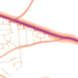 Daytime road noise heatmap for CO16 8PX
