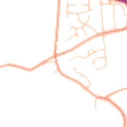 Daytime road noise heatmap for CO16 8RR