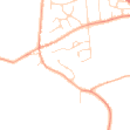 Daytime road noise heatmap for CO16 8RY