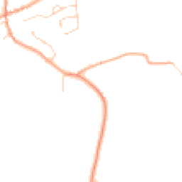 Daytime road noise heatmap for CO16 8SB