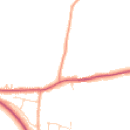 Daytime road noise heatmap for CO16 9AN