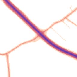 Daytime road noise heatmap for CO16 9BX