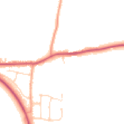 Daytime road noise heatmap for CO16 9DW