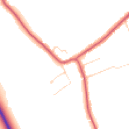 Daytime road noise heatmap for CO16 9EU
