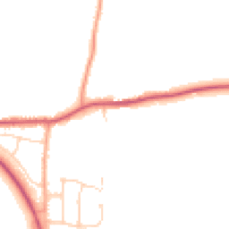 Daytime road noise heatmap for CO16 9FA