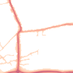 Daytime road noise heatmap for CO16 9FE