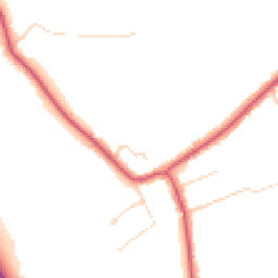 Daytime road noise heatmap for CO16 9FP