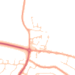 Daytime road noise heatmap for CO16 9FW