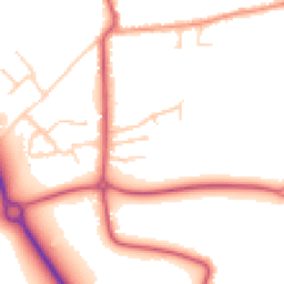 Daytime road noise heatmap for CO16 9GD