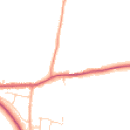Daytime road noise heatmap for CO16 9GY