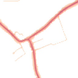 Daytime road noise heatmap for CO16 9HA