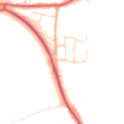 Daytime road noise heatmap for CO16 9HT