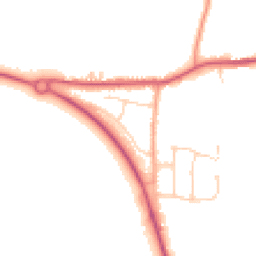 Daytime road noise heatmap for CO16 9HZ