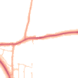 Daytime road noise heatmap for CO16 9JH