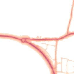 Daytime road noise heatmap for CO16 9JS