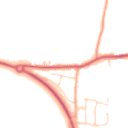 Daytime road noise heatmap for CO16 9JT