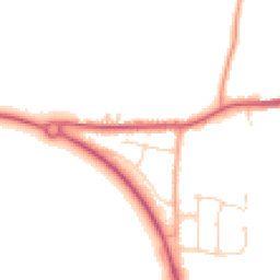 Daytime road noise heatmap for CO16 9JX